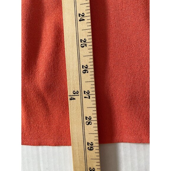 Cable & Gauge Women’s Orange Open Front Cardigan Size 3X Office Core, Career - Picture 5 of 9